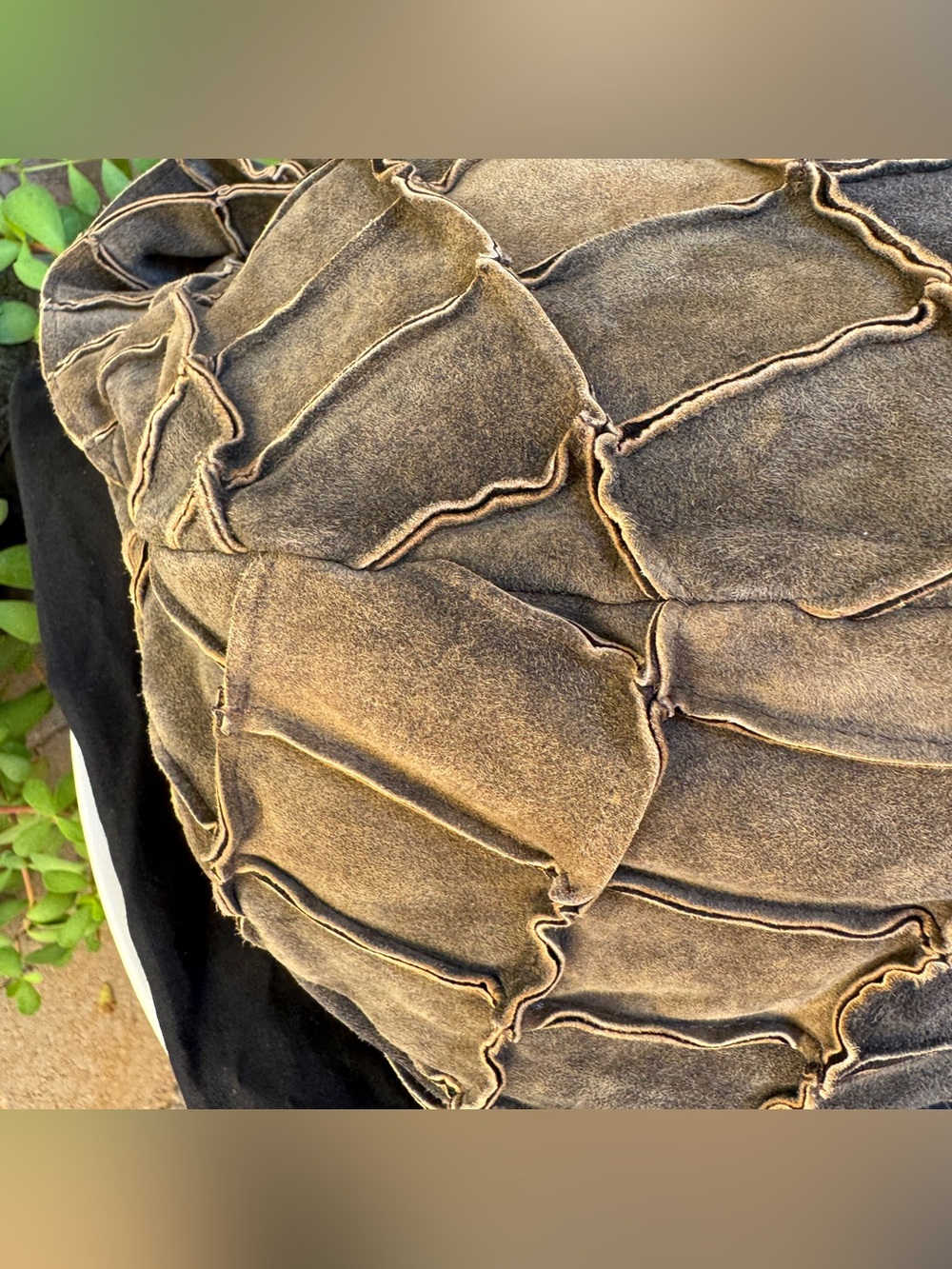 CHANEL Brown Patchwork Suede Shoulder Bag - Picture 11 of 14
